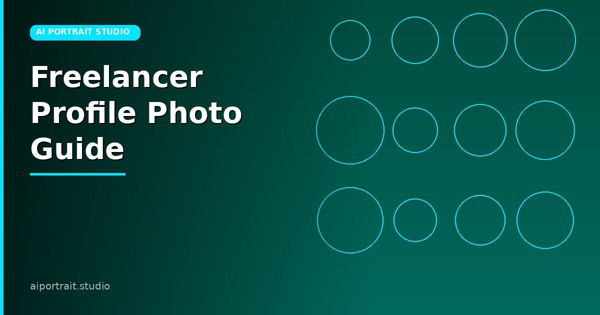 Freelancer with professional profile photo on platform