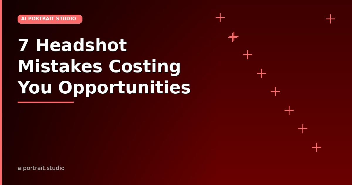 Bad vs good professional headshot comparison