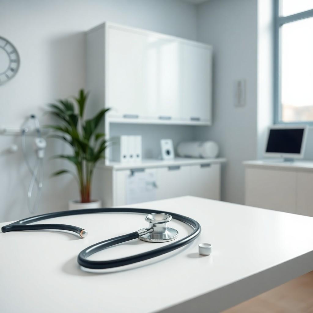 Professional doctor headshot generated by AI