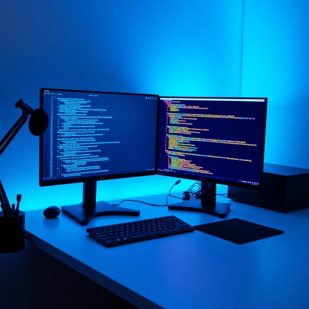 Professional software engineer headshot generated by AI