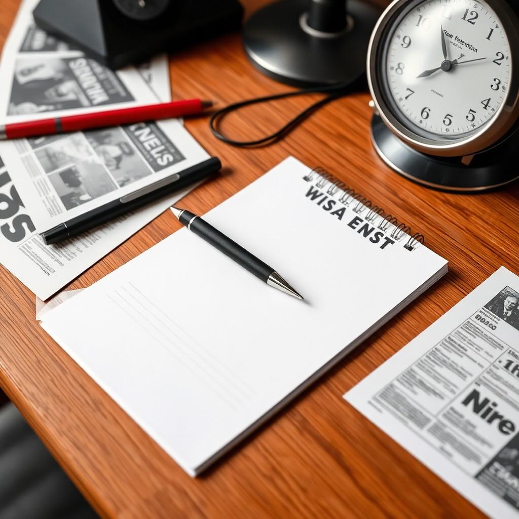 Professional journalist headshot generated by AI