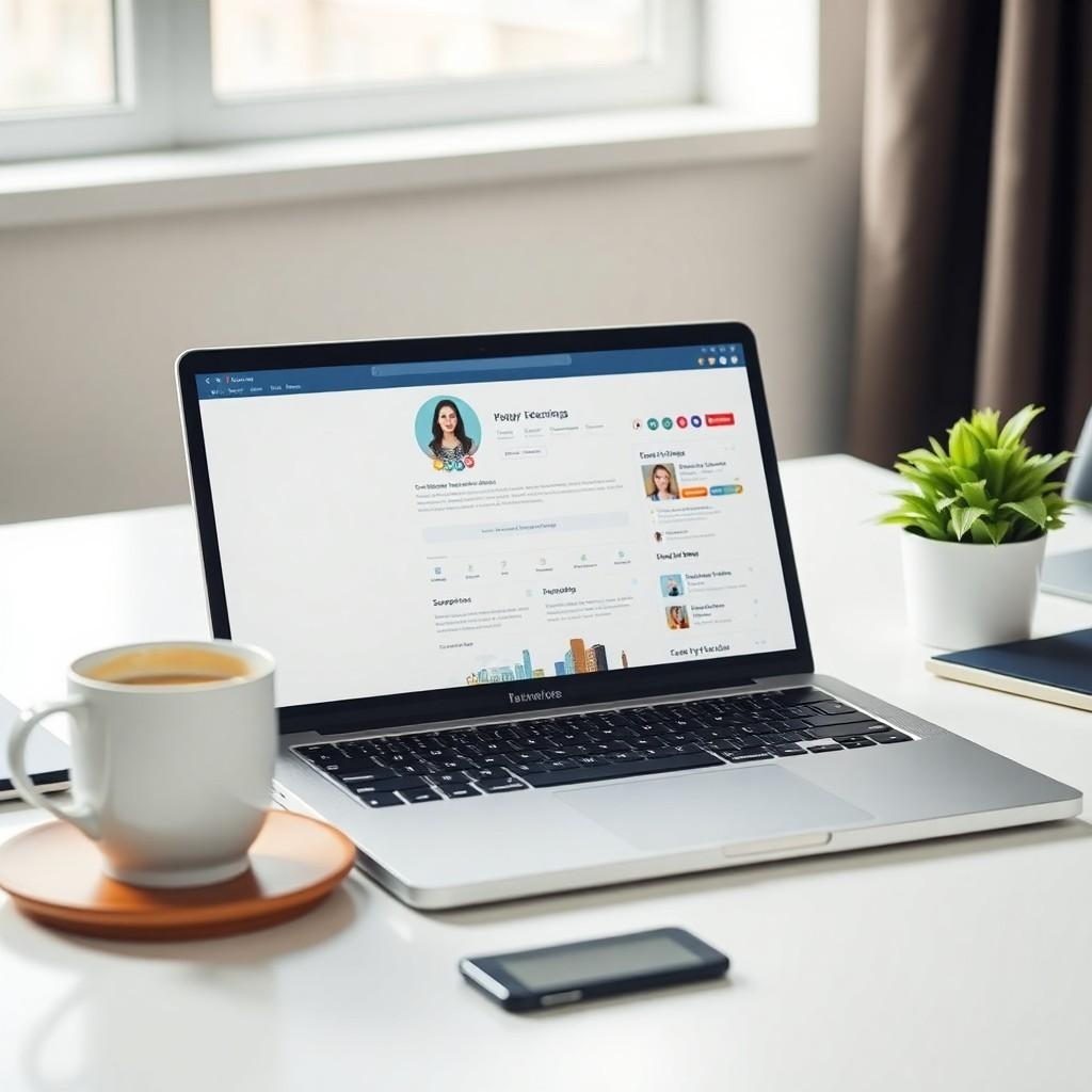 Professional optimized for LinkedIn generated by AI