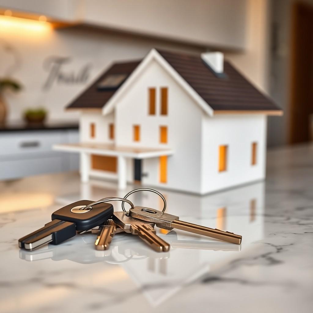 Professional real estate agent headshot generated by AI