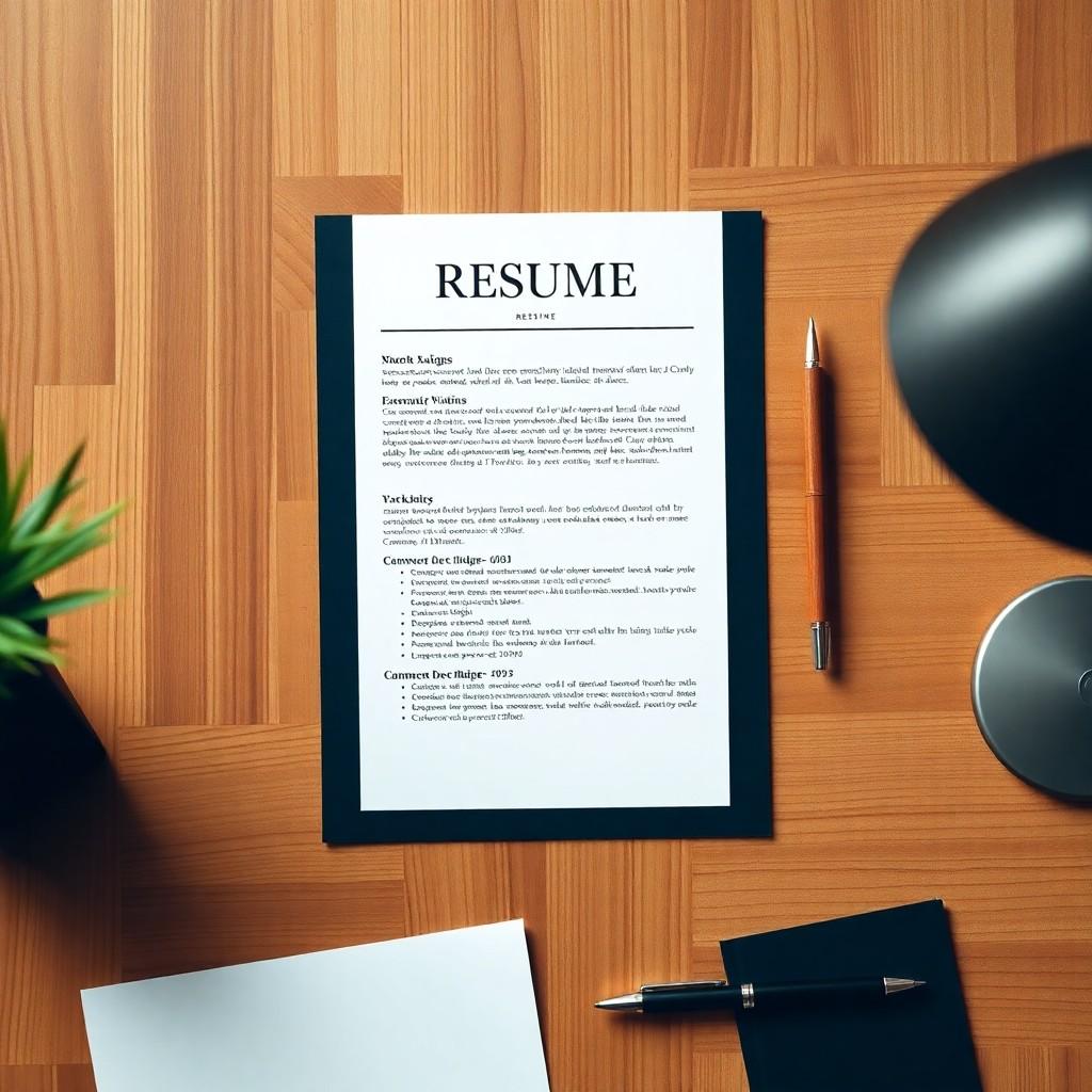 Professional resume photo generated by AI